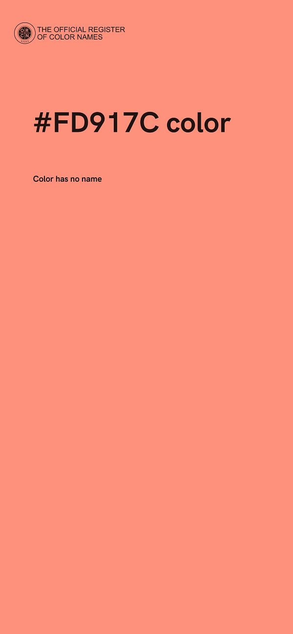 #FD917C color image