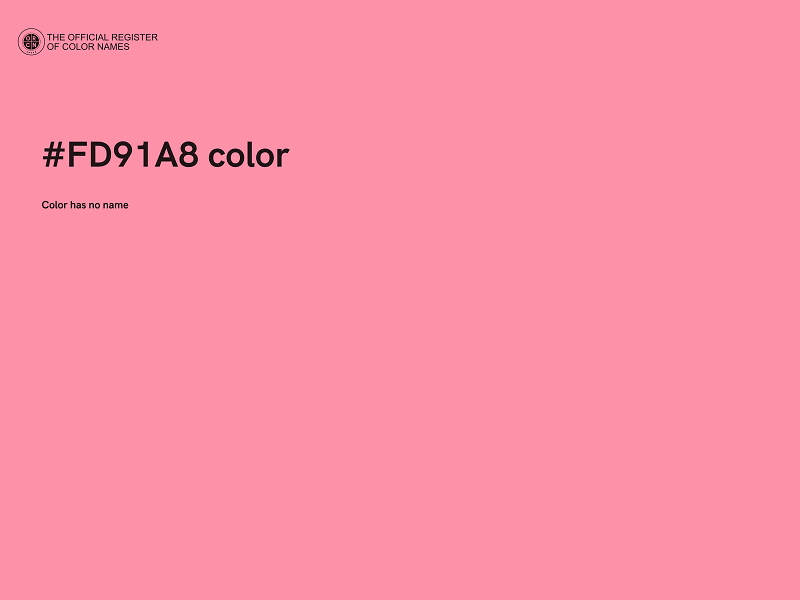 #FD91A8 color image