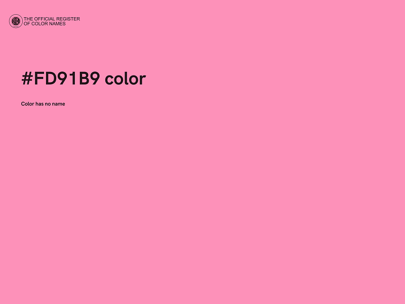 #FD91B9 color image