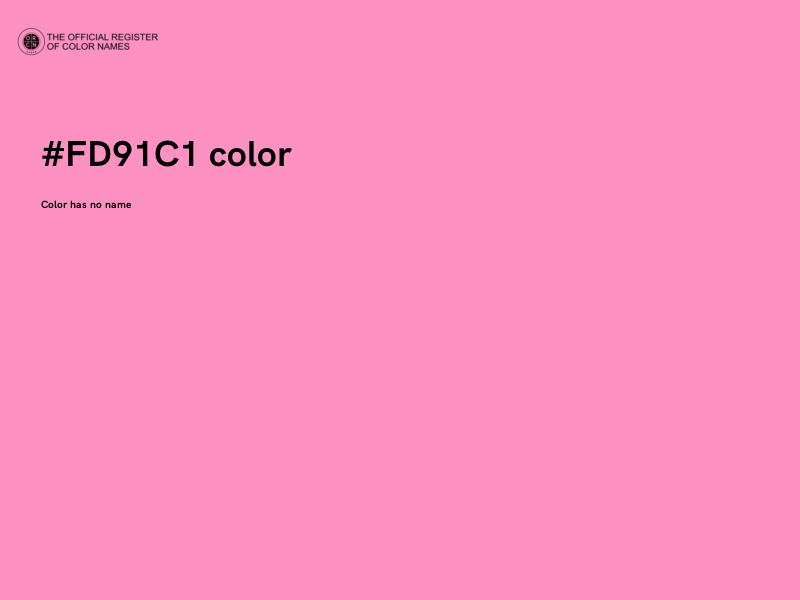 #FD91C1 color image