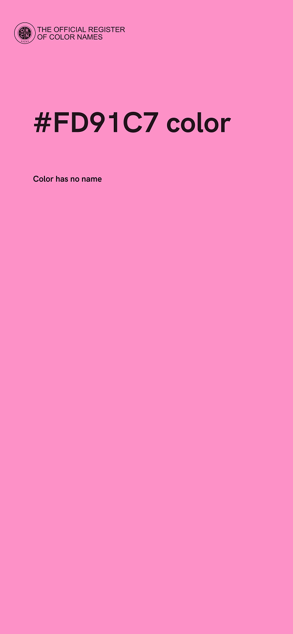 #FD91C7 color image