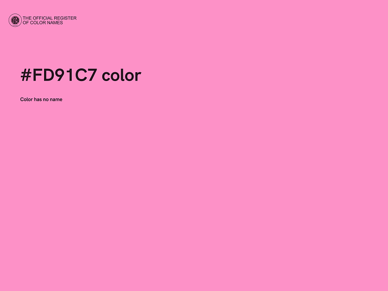 #FD91C7 color image