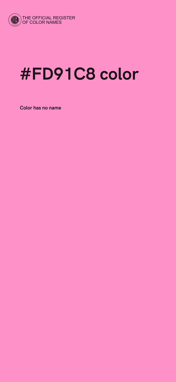 #FD91C8 color image