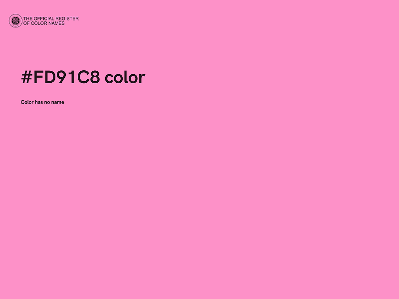 #FD91C8 color image