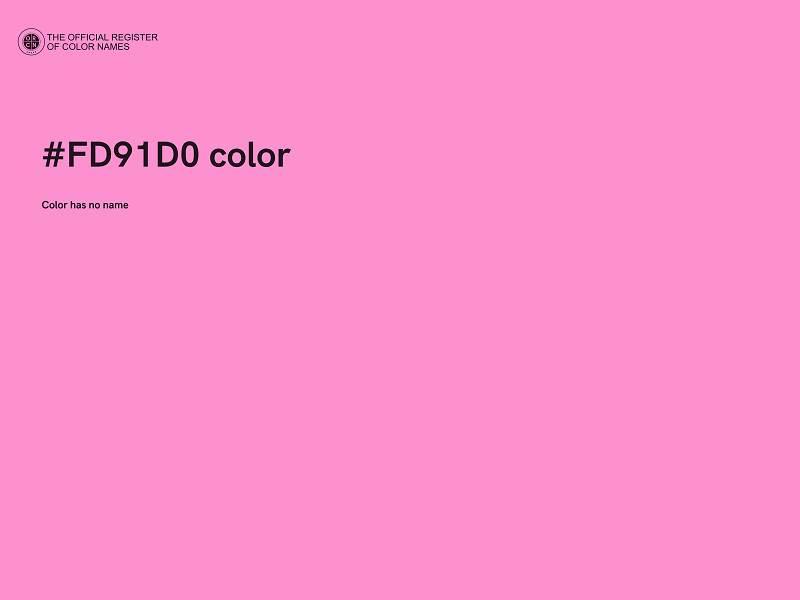 #FD91D0 color image