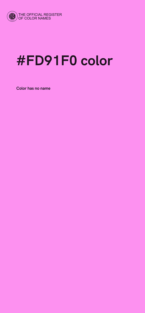 #FD91F0 color image
