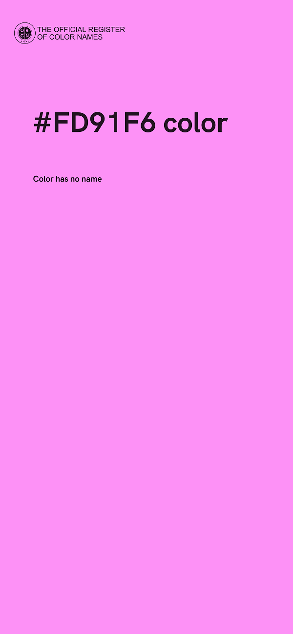 #FD91F6 color image