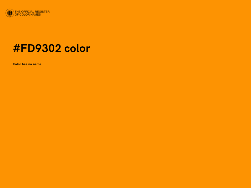 #FD9302 color image