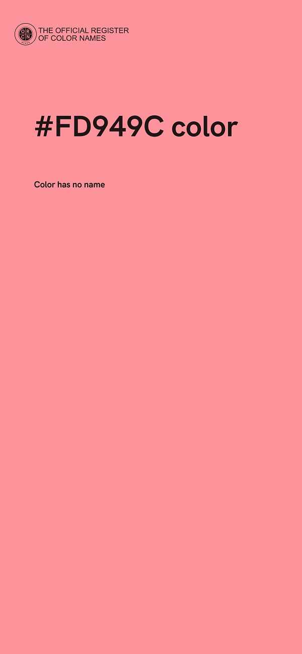 #FD949C color image