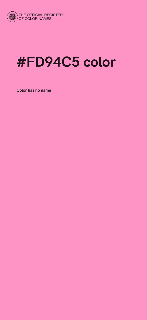 #FD94C5 color image