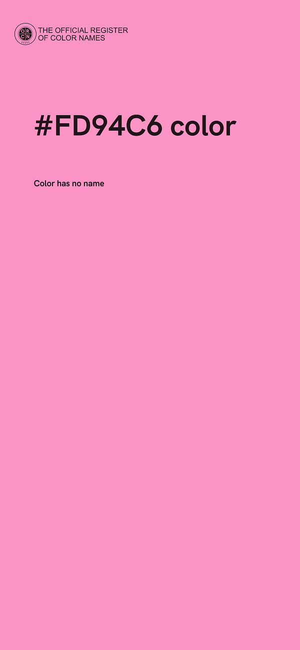 #FD94C6 color image