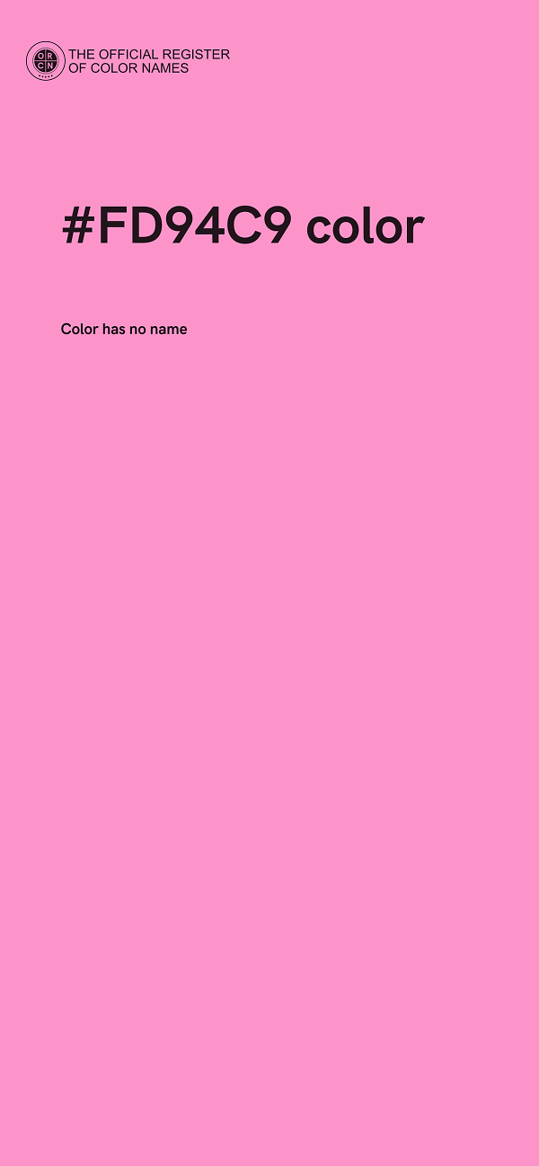 #FD94C9 color image