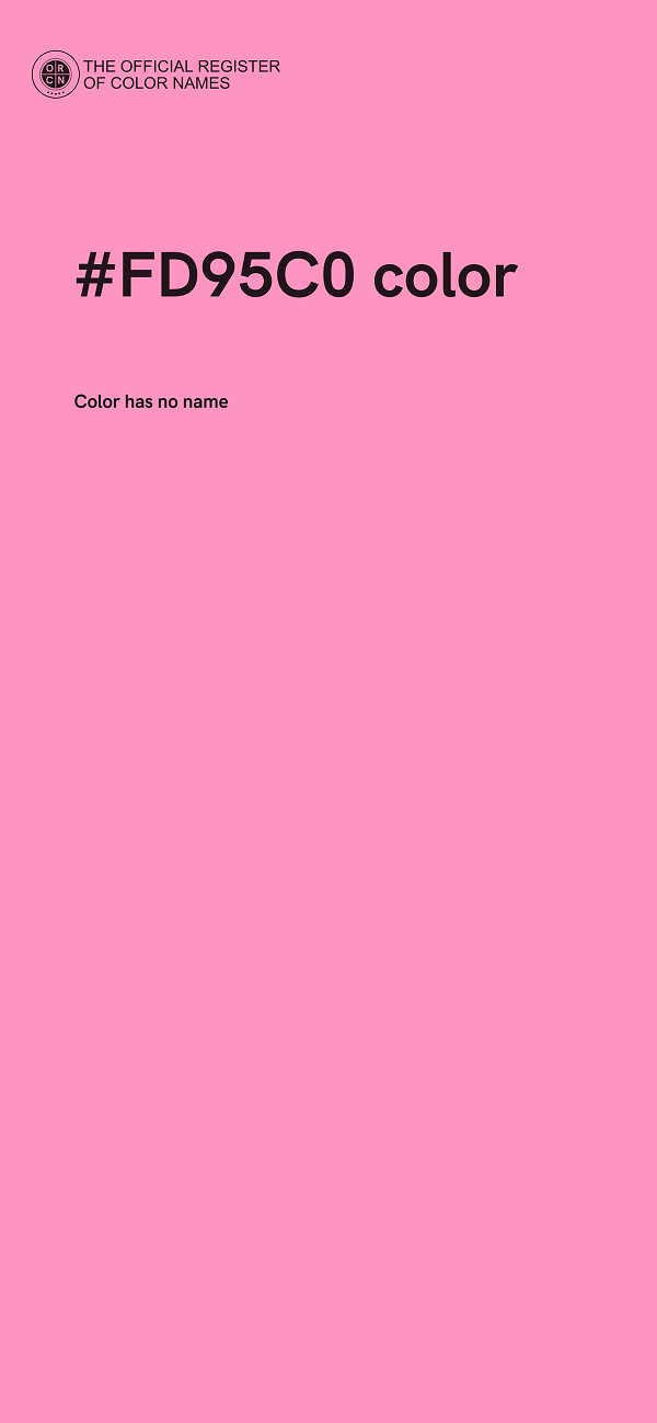 #FD95C0 color image