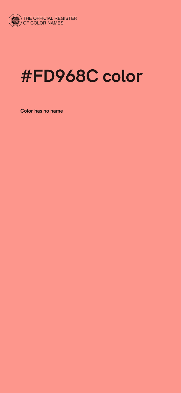 #FD968C color image
