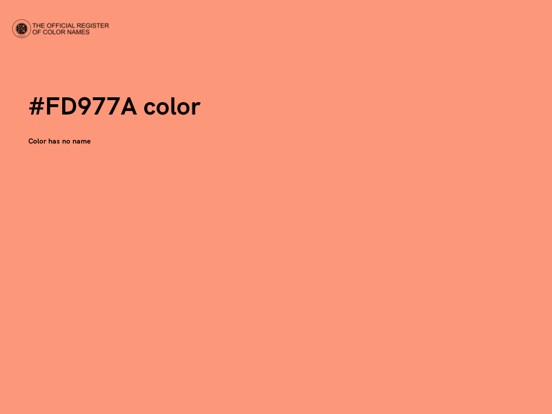 #FD977A color image