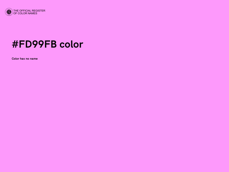 #FD99FB color image