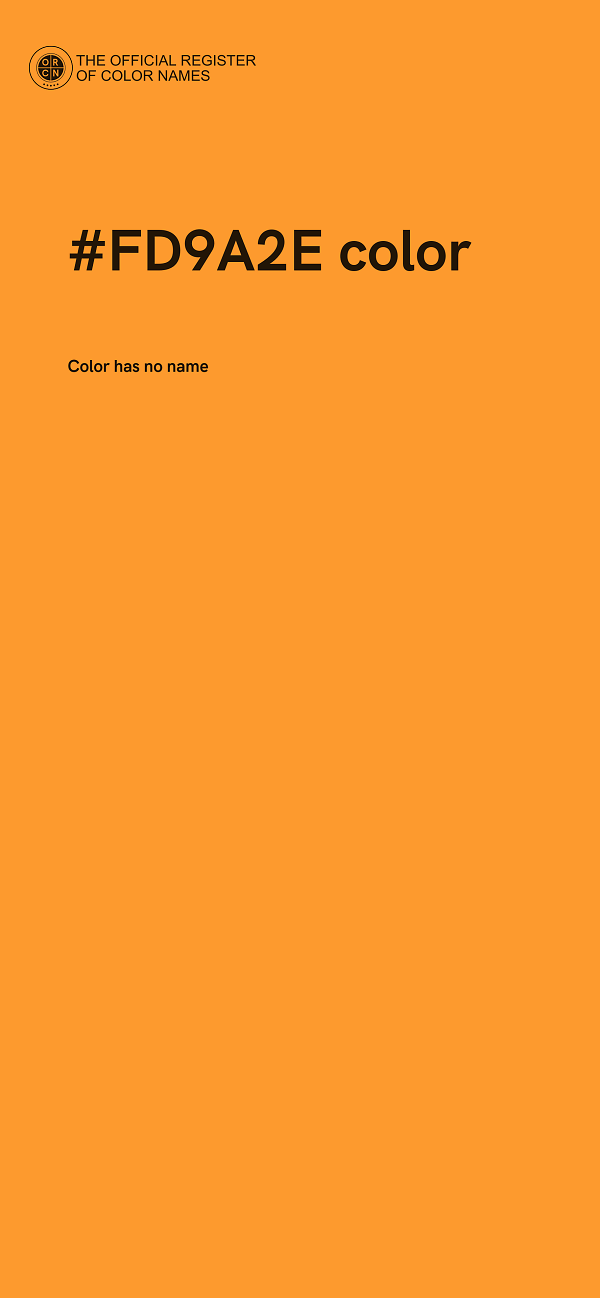#FD9A2E color image