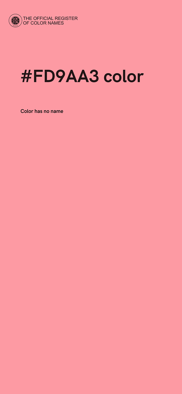 #FD9AA3 color image