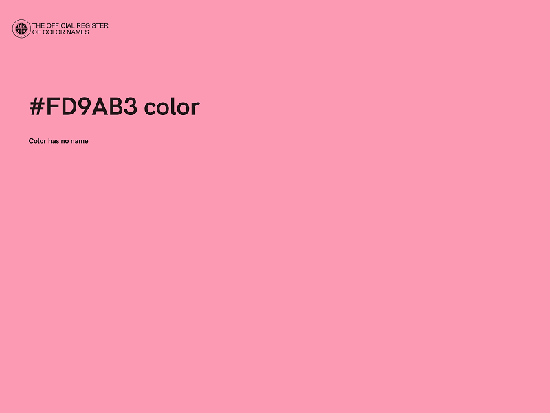 #FD9AB3 color image