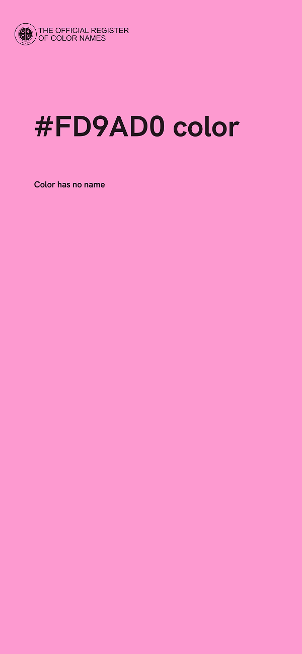#FD9AD0 color image