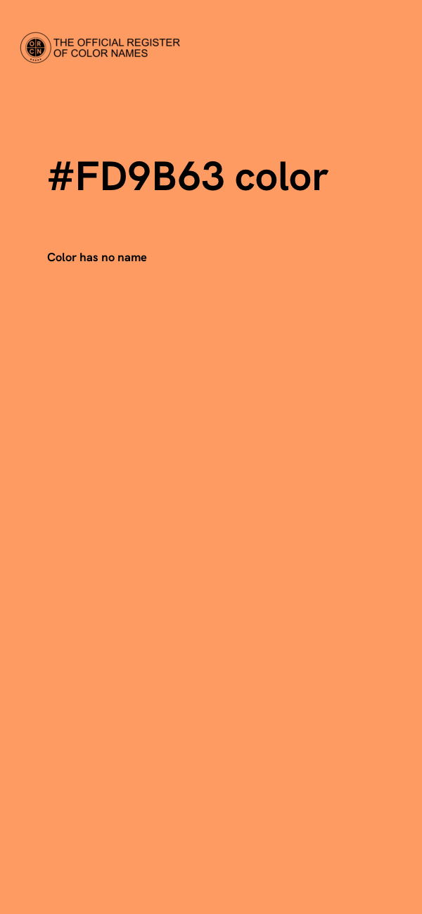 #FD9B63 color image