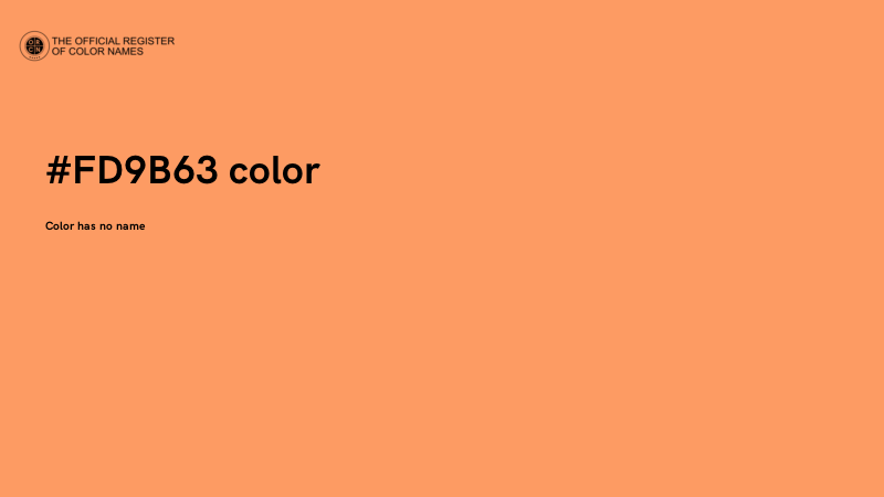 #FD9B63 color image