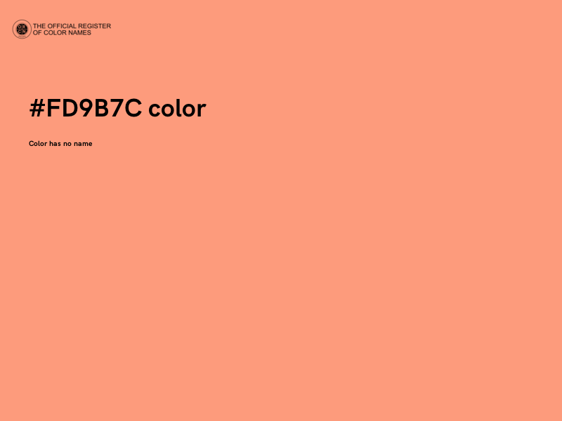 #FD9B7C color image