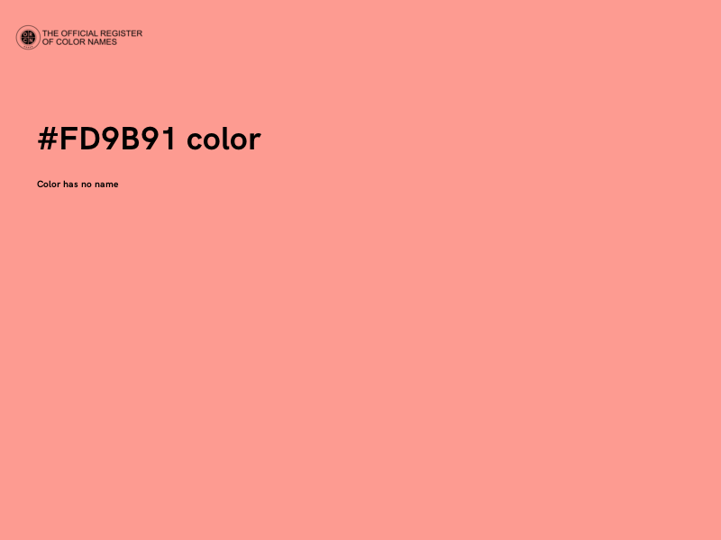 #FD9B91 color image