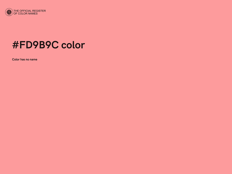 #FD9B9C color image