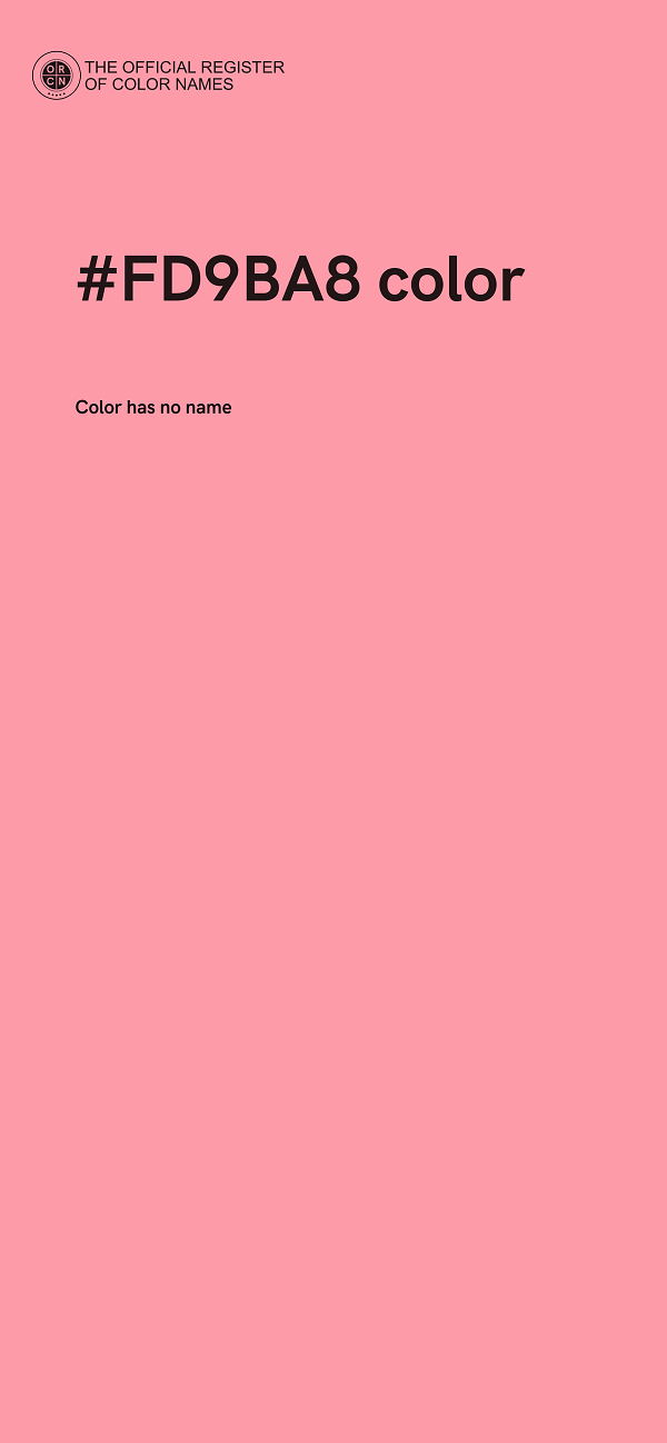 #FD9BA8 color image