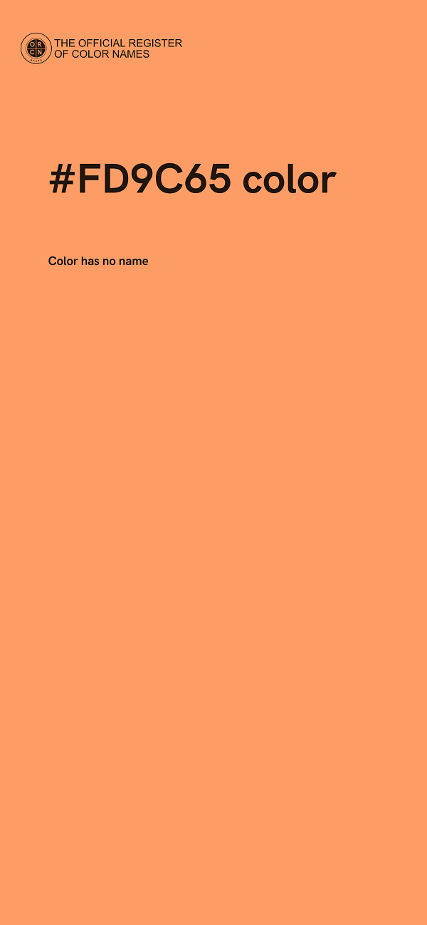 #FD9C65 color image