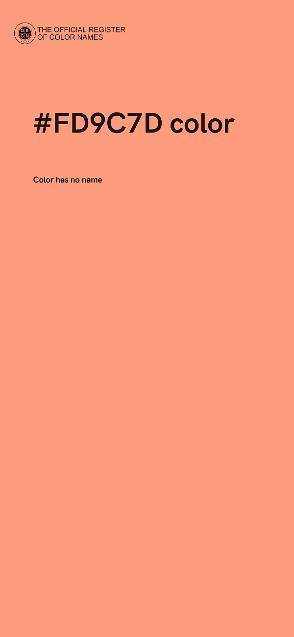 #FD9C7D color image