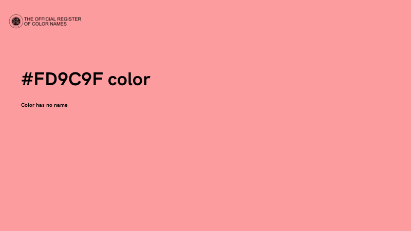 #FD9C9F color image