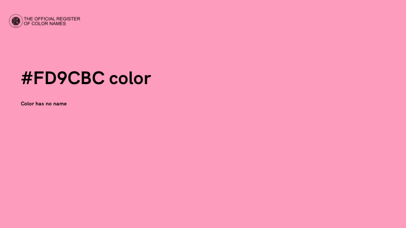 #FD9CBC color image