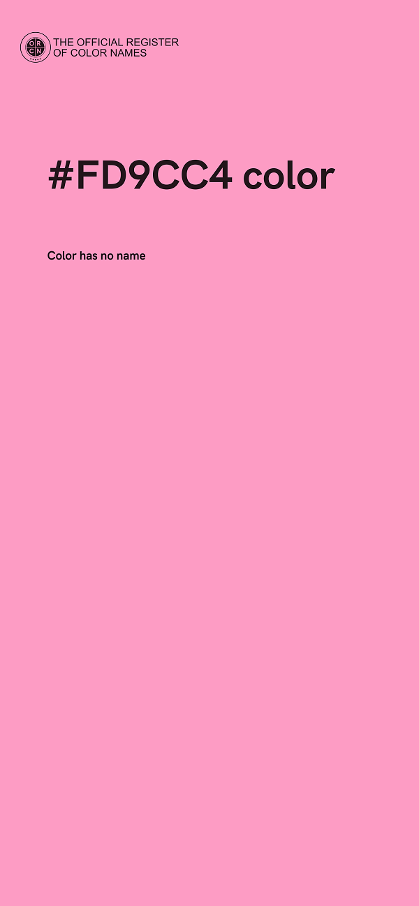 #FD9CC4 color image