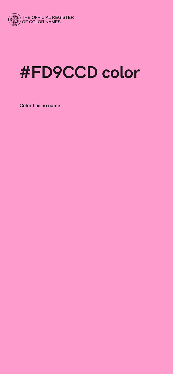 #FD9CCD color image