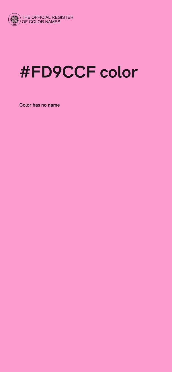 #FD9CCF color image