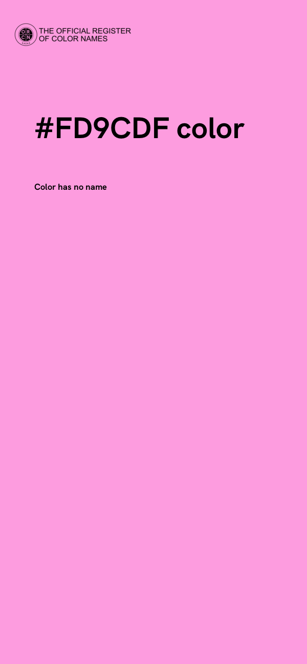 #FD9CDF color image