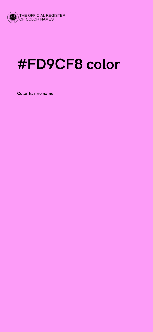 #FD9CF8 color image