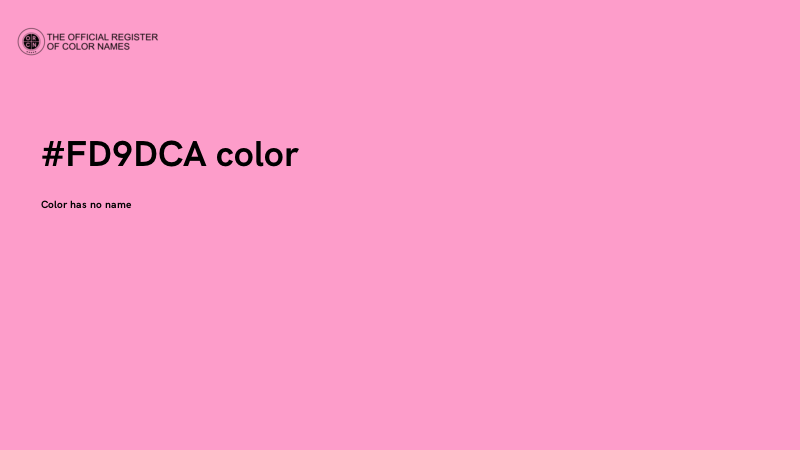 #FD9DCA color image