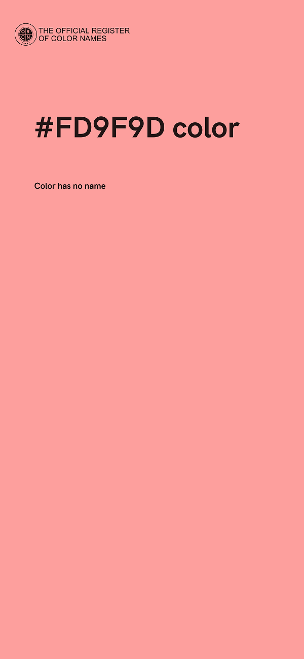 #FD9F9D color image