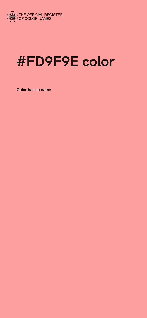 #FD9F9E color image