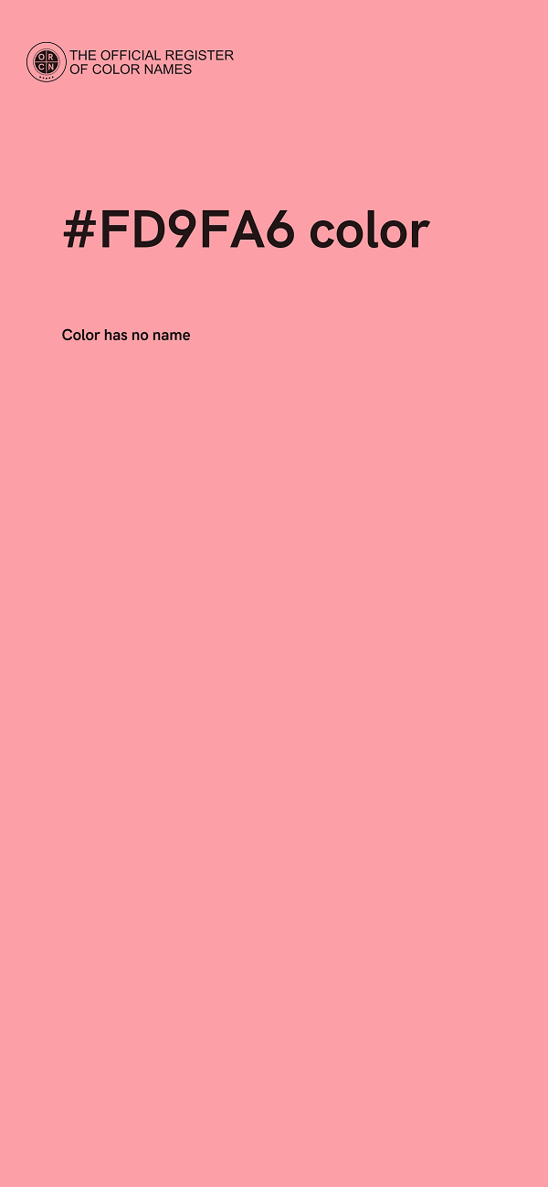 #FD9FA6 color image