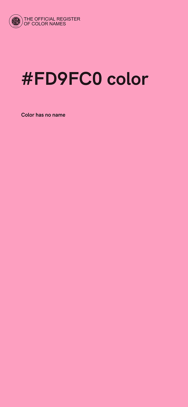 #FD9FC0 color image