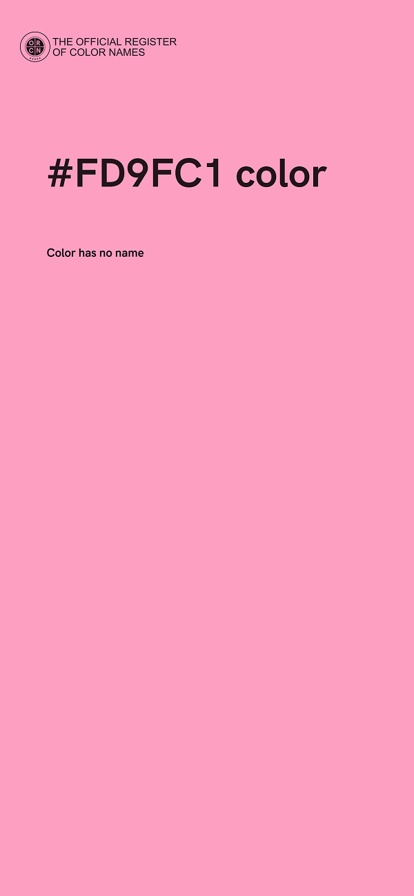 #FD9FC1 color image