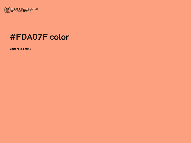 #FDA07F color image