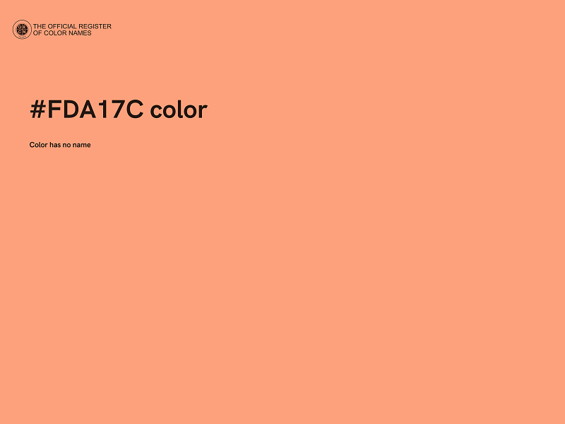 #FDA17C color image