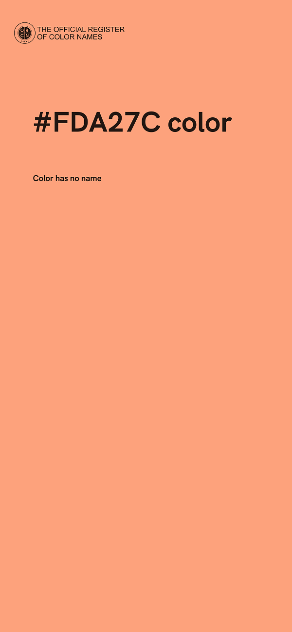 #FDA27C color image