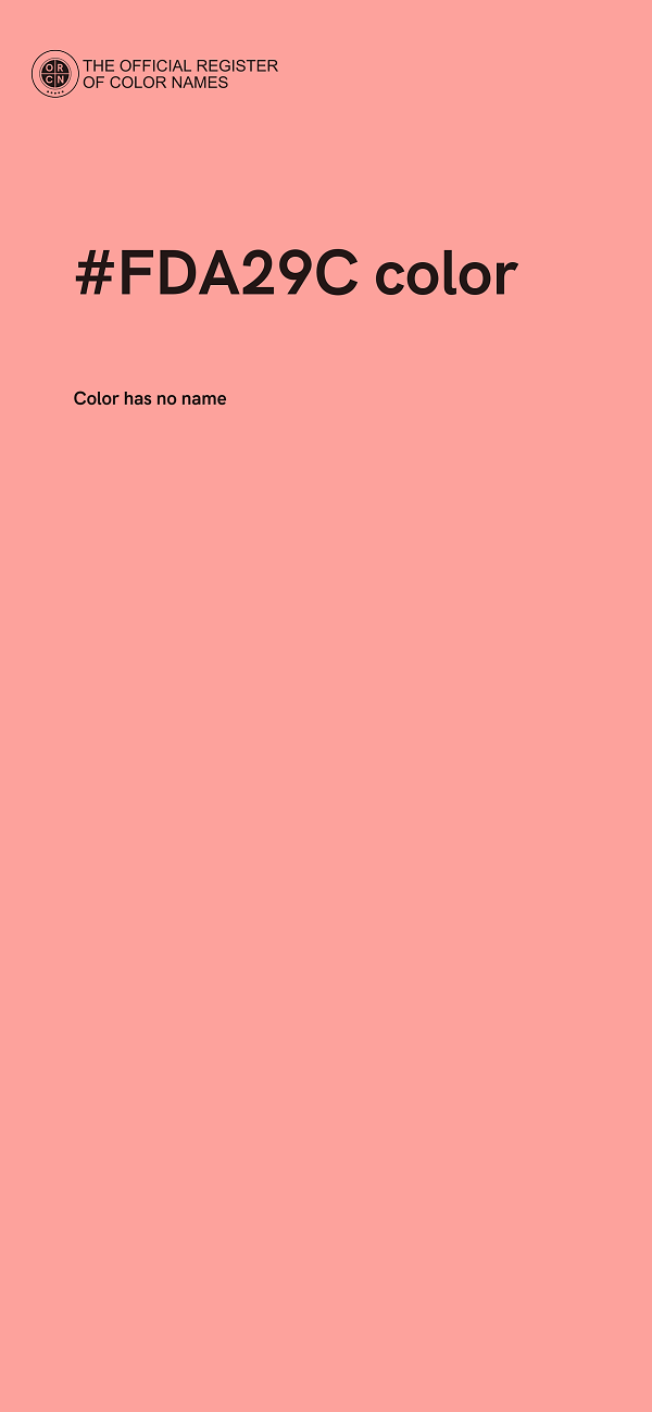 #FDA29C color image