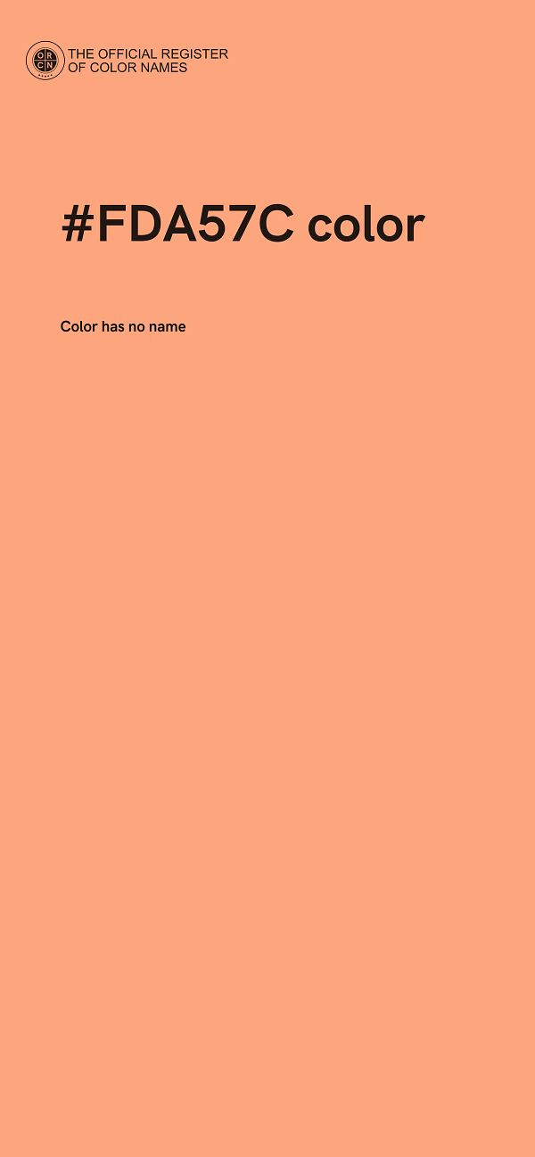 #FDA57C color image